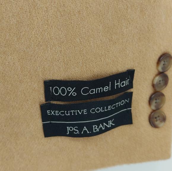 Jos A Banks Executive Collection Traditional Fit Camelhair Blazer - Picture 2 of 8